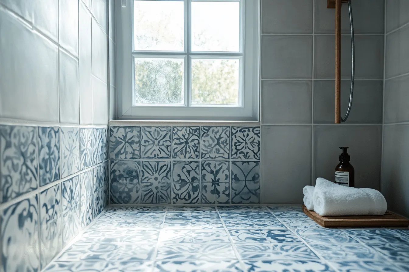 Comment entretenir des carreaux de ciment dans une douche pour préserver leur éclat
